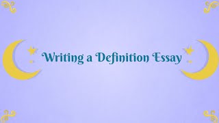 How to Write a Definition Essay ✨ Best Custom Writing Tips [upl. by Oniotna44]