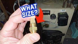 Trying To Find The Correct Size Boiler Oil Burner Nozzel  Watch This [upl. by Wenona706]