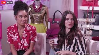 The Bold Type Finale Facebook Live chat with Aisha Dee meghann Fahy and katie stevens [upl. by Elli]