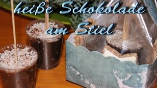 Trinkschokolade am Stiel  DIY Geschenke zu Weihnachten [upl. by Goulden184]