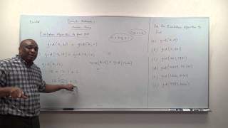 Finding the GCD of two numbers using Euclidean Algorithm  Part 1 [upl. by Ragan]