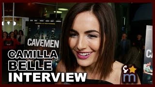 Camilla Belle Talks CAVEMEN amp Dating Advice  CAVEMEN Movie Premiere [upl. by Nonnarb177]