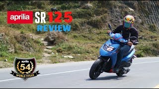 APRILIA SR 125 REVIEW RIDE EXPERIENCE AND MORE NEPAL [upl. by Latea]