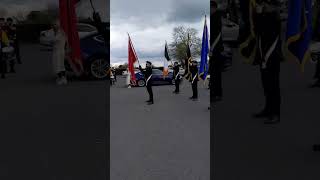 James jemmy hope mfb and James Connolly mfb playing lonesome boatman Patrick o’callaghans parade [upl. by Thordia901]