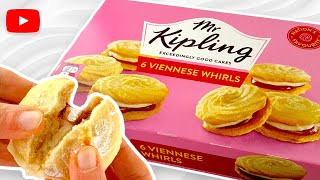 Mr Kipling Viennese Whirls  Shortcake Swirls  ASMR Presentation amp Opening  Interesting Food Facts [upl. by Eittam152]