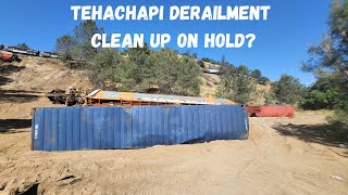 Tehachapi Derailment Clean Up Derailed By Thieves [upl. by Hsirap]