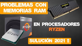 PROBLEMAS CON MEMORIAS RAM EN RYZEN PC SE REINICIA SOLUCIÓN 2021 [upl. by Guttery843]