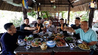 Về Mỹ Tho Tiền Giang ăn đại tiệc toàn món ngon dân dã Miền Tây cùng Team A Nguyễn Tất Thắng [upl. by Yerkovich]