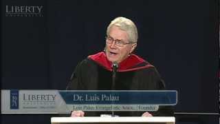 Dr Luis Palau  Liberty University Baccalaureate [upl. by Parthen]