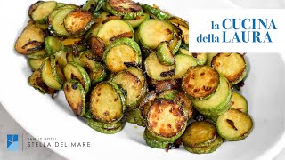 Come fare le ZUCCHINE TRIFOLATE  La Cucina della Laura [upl. by Dranyam]