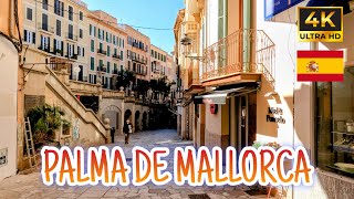 Palma de Mallorca  CITY WALK  Mallorca Majorca  Spain  4k [upl. by Allehc743]