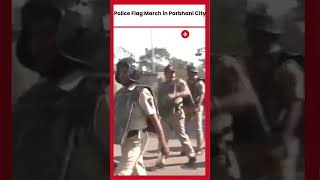 Police Hold Flag March in Parbhani City After Violence Erupts [upl. by Hteboj495]