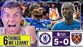 6 THINGS WE LEARNT FROM CHELSEA 50 WEST HAM [upl. by Utham930]