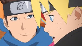 Boruto and Konohamaru VS JuGo Full Fighte English sub [upl. by Idhem]