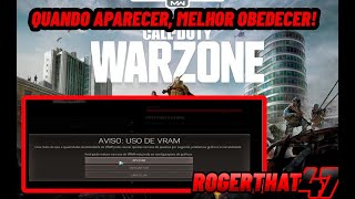 O que acontece quando ñ se respeita o limite de VRAM  WARZONE no máximo [upl. by Nessim751]