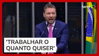 Escala 6x1 deputado do PL critica projeto e diz que Brasil deve adotar modelo de trabalho americano [upl. by Rufe130]