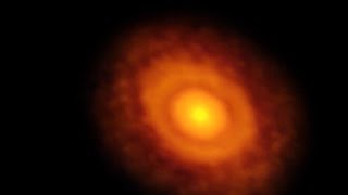 ALMA image of the protoplanetary disc around V883 Orionis [upl. by Rodmun]