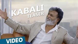 Kabali Tamil Movie Teaser  Rajinikanth Radhika Apte  Pa Ranjith  Santhosh Narayanan [upl. by Pallua]