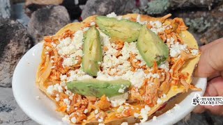 Exquisitas Tostadas de tinga 🔥🤩🤩 [upl. by Audette]