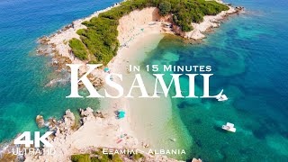 KSAMIL 🇦🇱 Drone Aerial 4K  Albania Shqipëria Εξαμίλι ksamil [upl. by Akinor919]