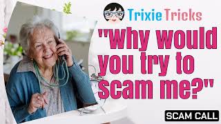 Scammer Calls Back A HearttoHeart Exposé  Trixie Tricks Scammers [upl. by Buell598]