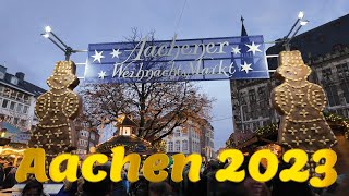 Aachen Christmas Markets 2023 4K [upl. by Gluck]