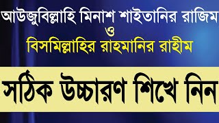 আউজুবিল্লাহি মিনাশ শাইতানির রাজিম  বিসমিল্লাহির রাহমানির রাহীম  auzu billahi  bismillah [upl. by Ahsienot]