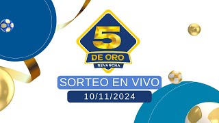 Sorteo 5 de Oro  10112024 [upl. by Amlus]