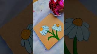 easy flower painting flowers artbyprernaa youtubeartist [upl. by Thetis]