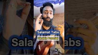 Romantic song on ukulele  Salamat ukulele tabs tutorial shorts ukulele [upl. by Anoblav]