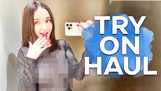 🎀TRY ON HAUL WITH Alisa 🎀  GET READY WITH ME  NO BRA WITH TRANSPARENT TOPS [upl. by Ylrahc]