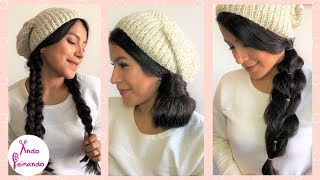 3 Peinados Perfectos Para Usar Gorro  Peinados Con Gorro [upl. by Petronia255]