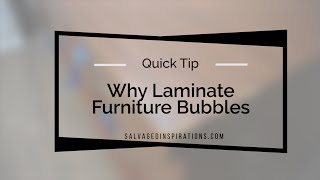 Why Laminate Furniture Bubbles [upl. by Sparks]