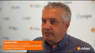 Carsten Müller from Hornbach explains why cidaas is the best CIAM solution 2 [upl. by Hardin]