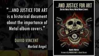 Lets print the book quotAND JUSTICE FOR ART Stories About Heavy Metal Album Coversquot [upl. by Atlee]