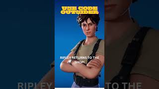 NEW RIPLEY ALIENS SKIN RETURNS TO FORTNITE ITEMSHOP SHORTS FORTNITE FORTNITECLIPS ALIENS FOX [upl. by Odeen]