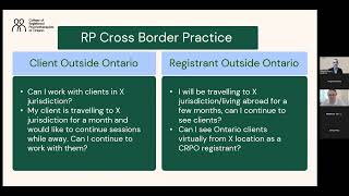 Cross Border Electronic Practice Webinar  September 10 2024 [upl. by Menzies]