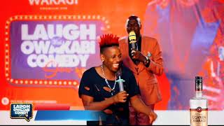 ERIC OMONDI  KENYA Slaughtered Ribs at Laugh With Owakabi Comedy Show 2023 [upl. by Annoyi134]