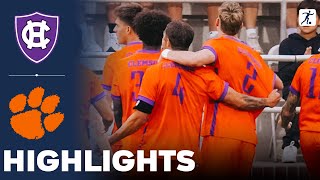 Holy Cross vs Clemson  NCAA College Soccer  Highlights  September 16 2024 [upl. by Flemming]