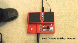 Digitech Whammy Pedal Demo [upl. by Notrem702]