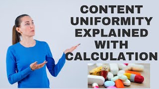 Content Uniformity Explained with Calculation pharma pharmaeducation [upl. by Nisen]