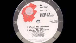 Asher D amp Daddy Freddy  We Are The Champions Dub  12quot Music Of Life 1989  CALL ME RAMBO [upl. by Joed60]