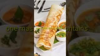 how many calories are in masala dosa masala dosa caloriesindian traditional dish [upl. by Avi64]