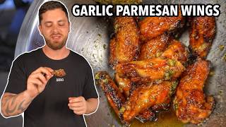 How to Make Garlic Parmesan Chicken Wings [upl. by Jorgenson]