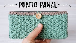 ESTUCHE EN PUNTO PANAL  Crochet TUNECINO  Ahuyama Crochet [upl. by Reel972]