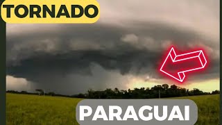 ENORME TORNADO EM ARROYOS Y ESTEROS DEPARTAMENTO DE CORDILLERA NO PARAGUAI 021123 [upl. by Coletta]