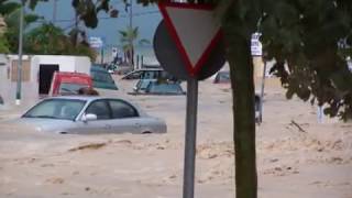 Inundacion Calpe Octubre 2007 por Carlos Requena [upl. by Rey169]