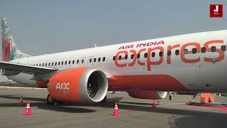 Air India Express Exterior and Interior Tour at wings India 2024 [upl. by Aitercal]