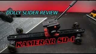 Kamerar SD1 Slider Dolly with Manfrotto 701hdv Review [upl. by Constantine499]