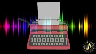 Old Typewriter Sound Effect [upl. by Adnor721]